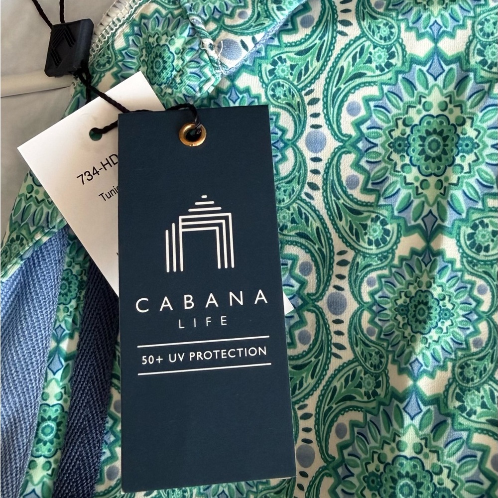 Cabana Life Hudson Tunic Mini Dress/Cover-up Sz Medium UPF 50 NWT - Picture 9 of 12